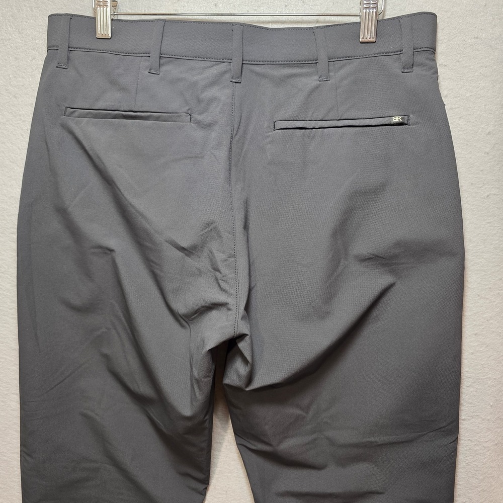 Banana Republic Emerson Chino‎ Pants Mens 34x32 Straight Fit Black NWT - Picture 8 of 16